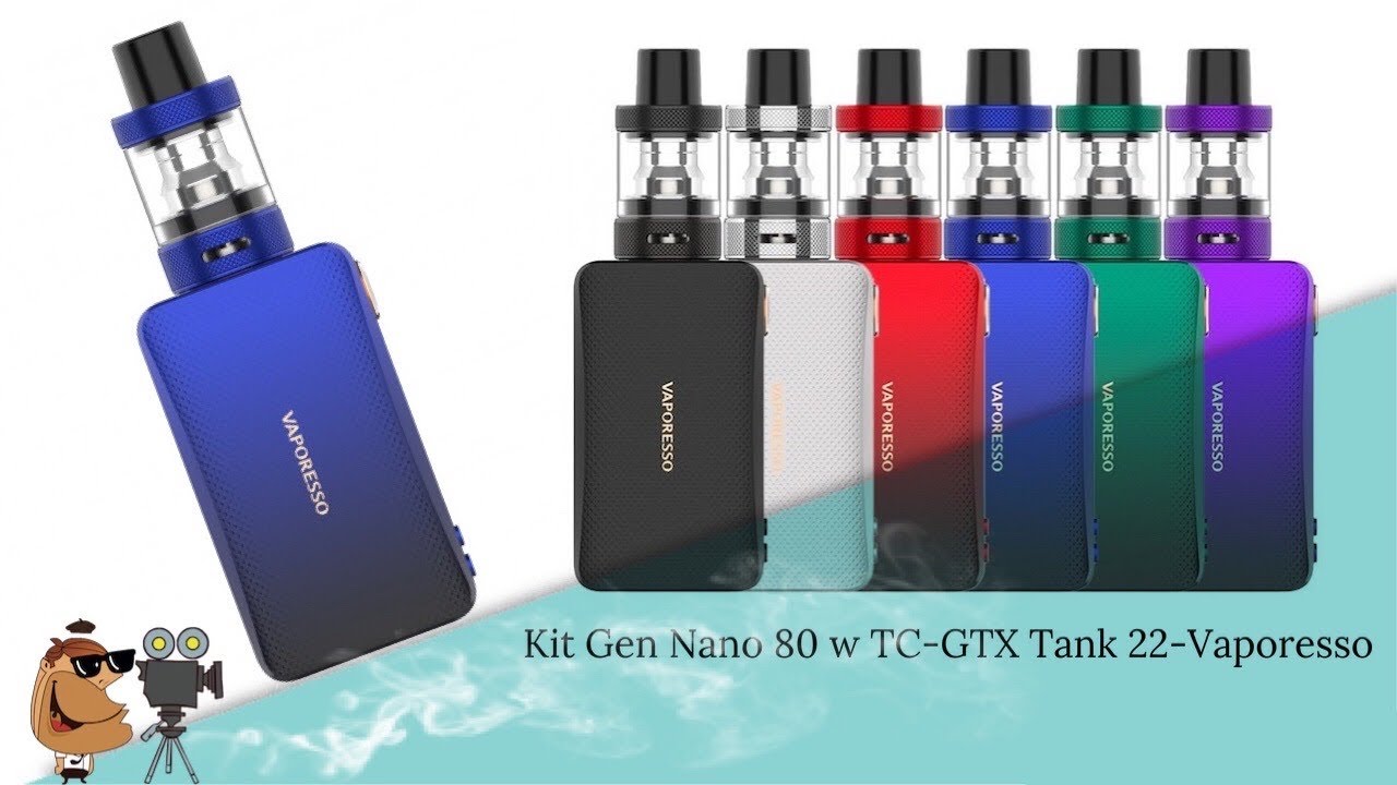 Kit Gen Nano 80 w TC / GTX Tank 22 - Vaporesso