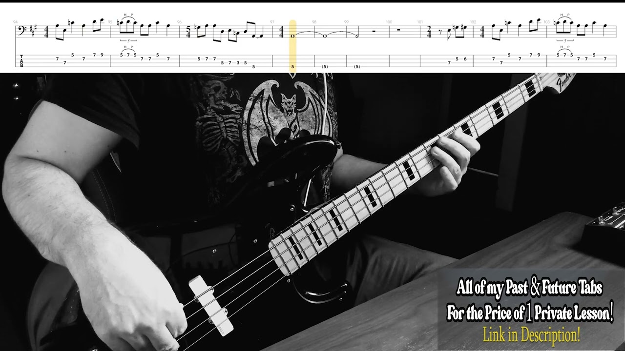 Black Dog-Led Zeppelin-Bass Cover with Tab