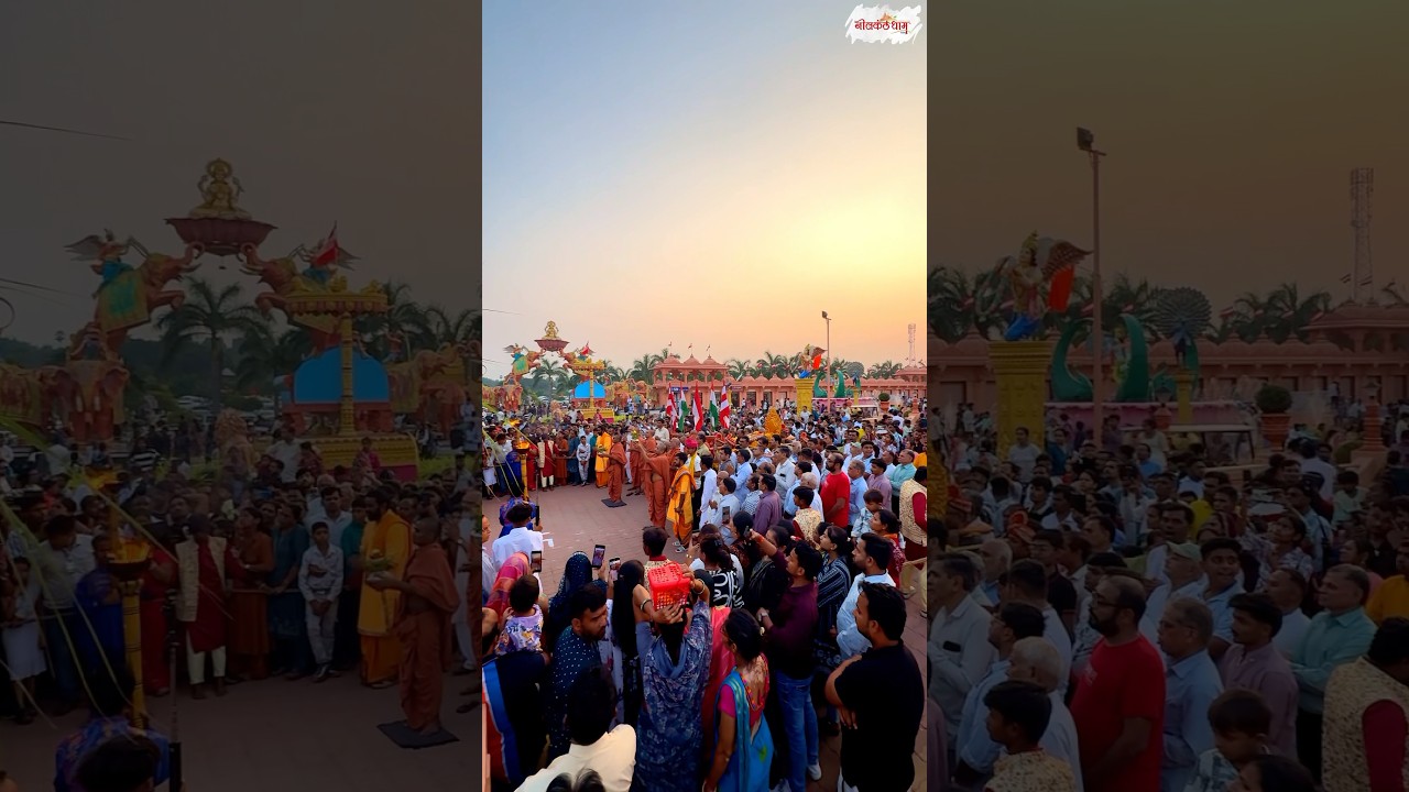Poicha Mandir Nagaryatra | Nilkanthdham | Swaminarayan Mandir Poicha #nagaryatra #poicha