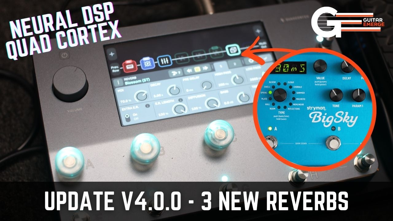Neural DSP Quad Cortex (Обновление V4.0.0 - 3 новых ревербератора)
