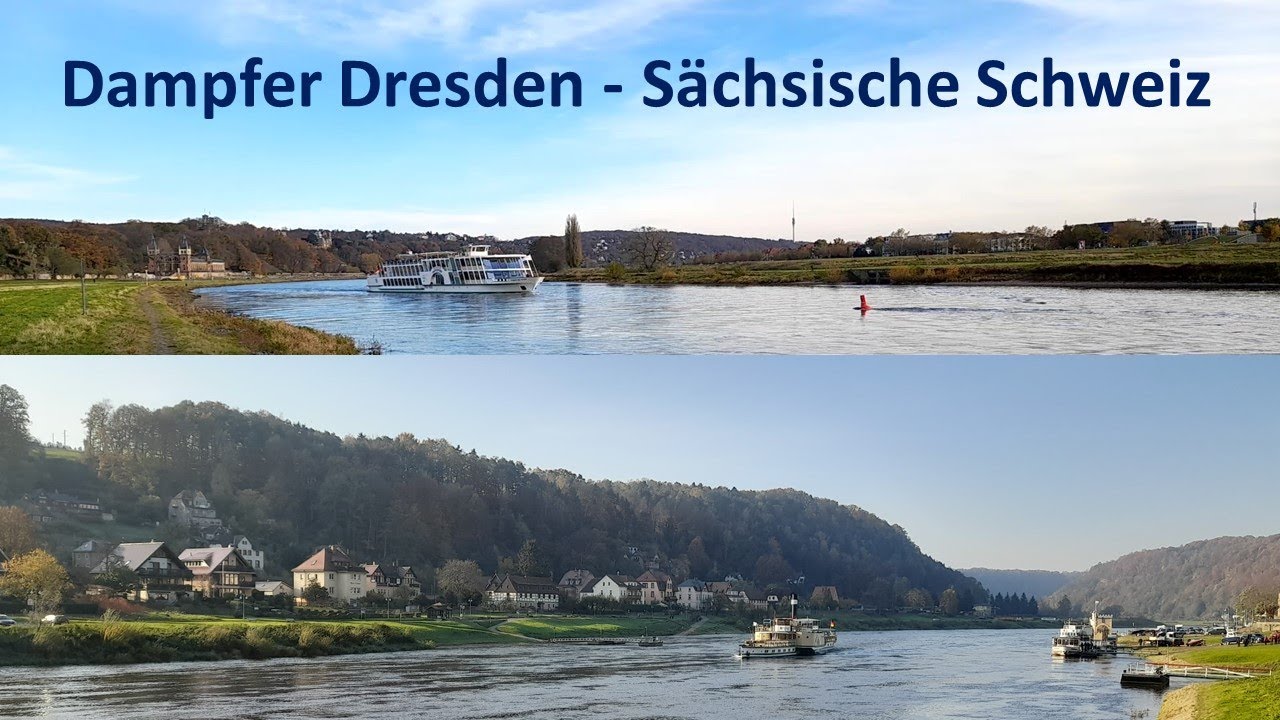 Dampfer Dresden - Sächsische Schweiz Elbsandsteingebirge Sachsen Schiffe auf der Elbe
