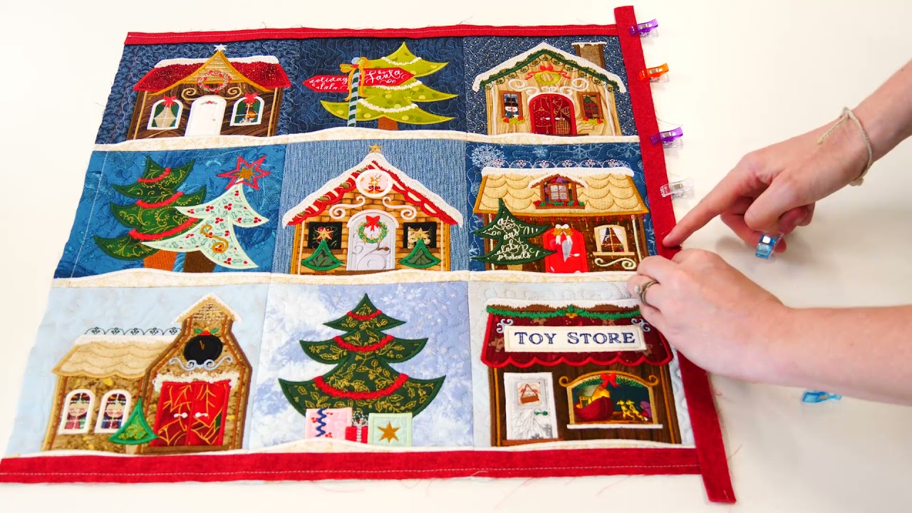 The Christmas Village Hanger Machine Embroidery Sew-Along - November 2021