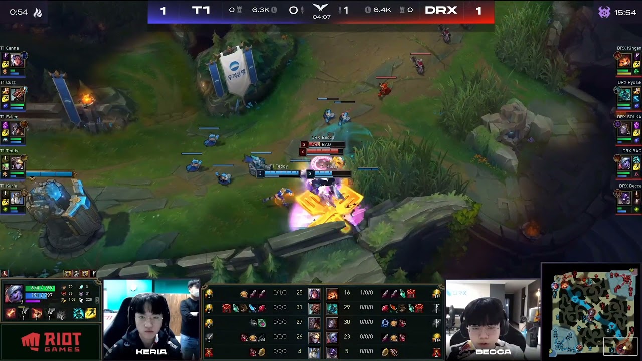 T1 vs DRX Game 3ㅣ2021 LCK Spring PLAYOFFS Round 1