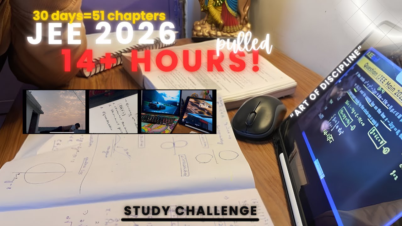 Study vlog JEE aspirant 2026 | A day in a life of a jee aspirant |
