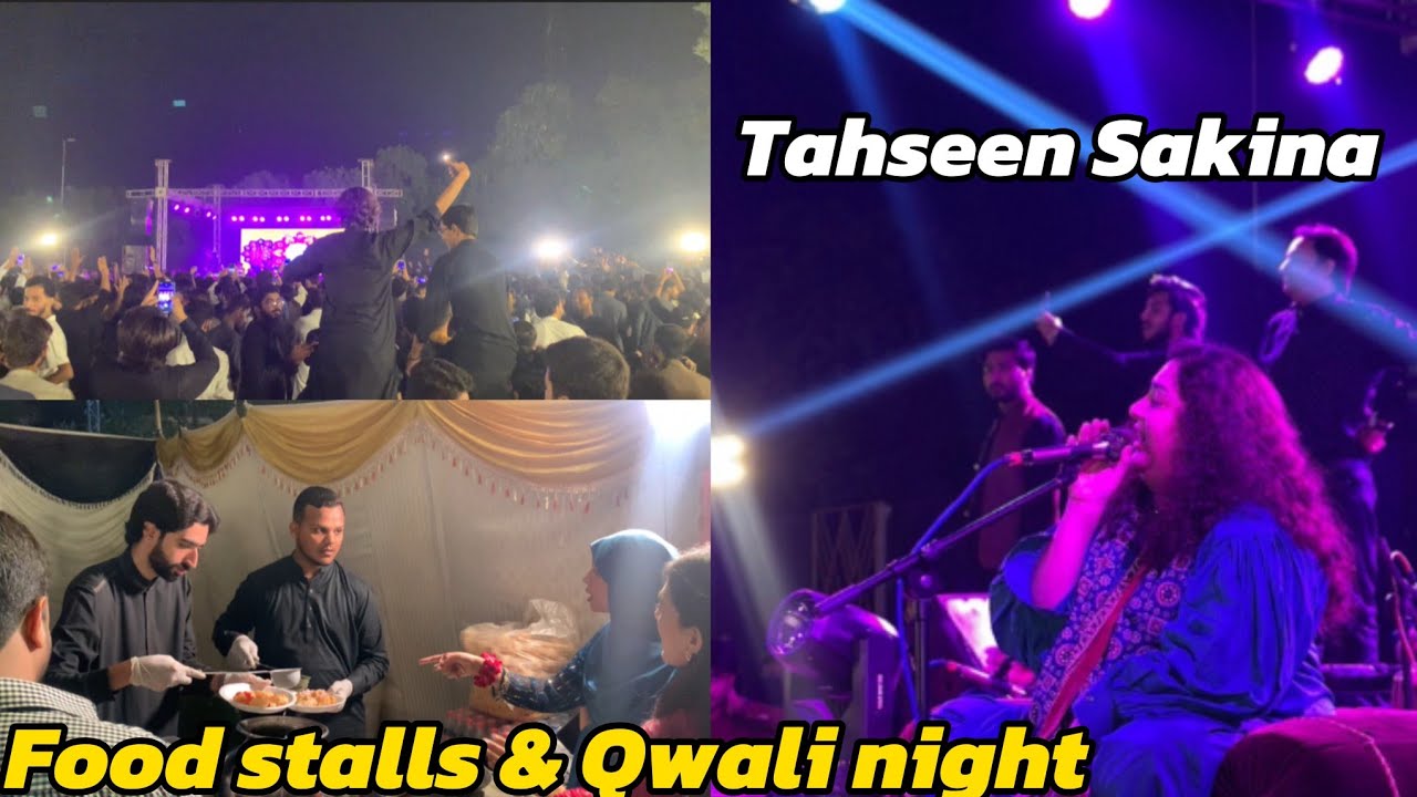 Qwali Night & Food Fest  at NFC Multan FT @tahseensakina Gol gappo ka stal lga liya😂profit ya lose ?