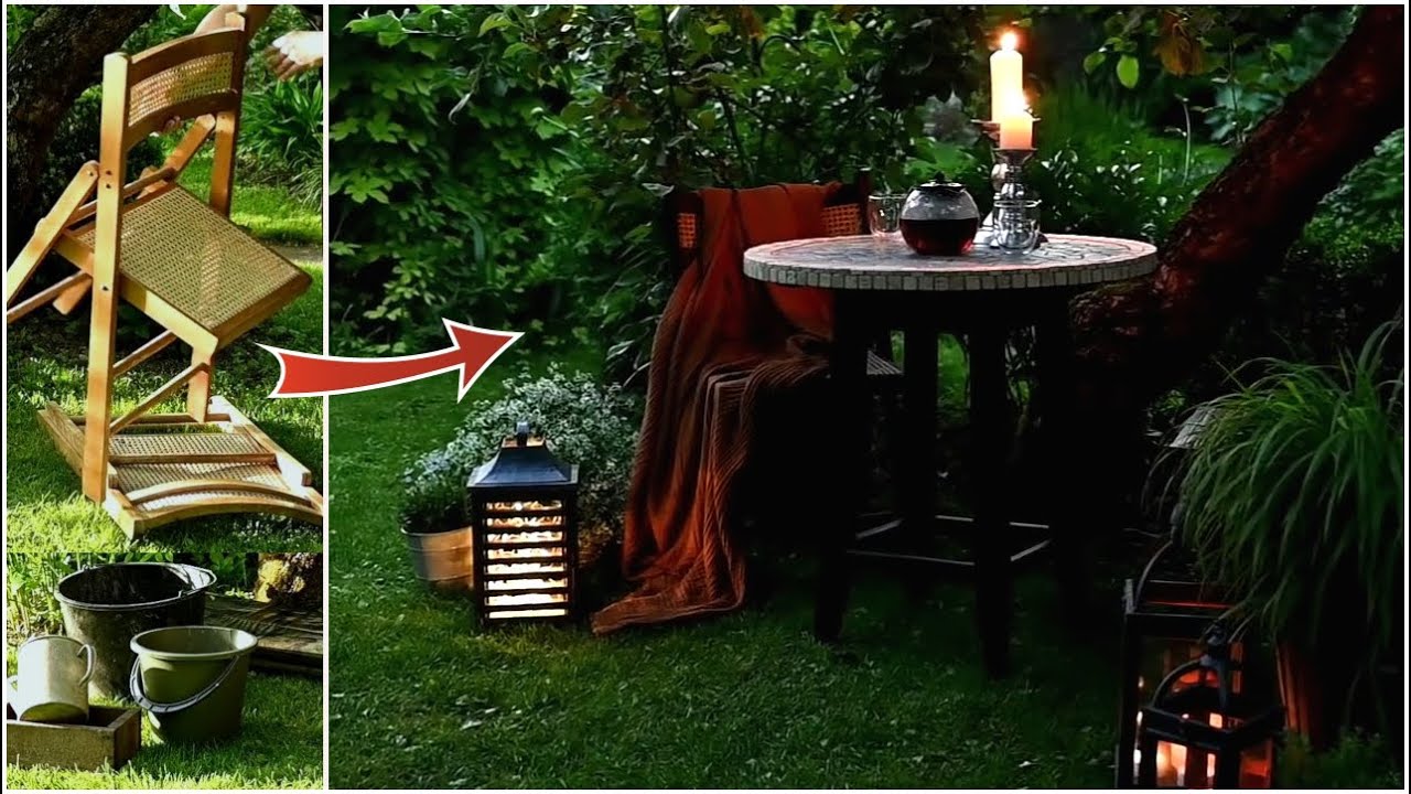 I Made This Magical Tiny Garden Nook Out of Junk!