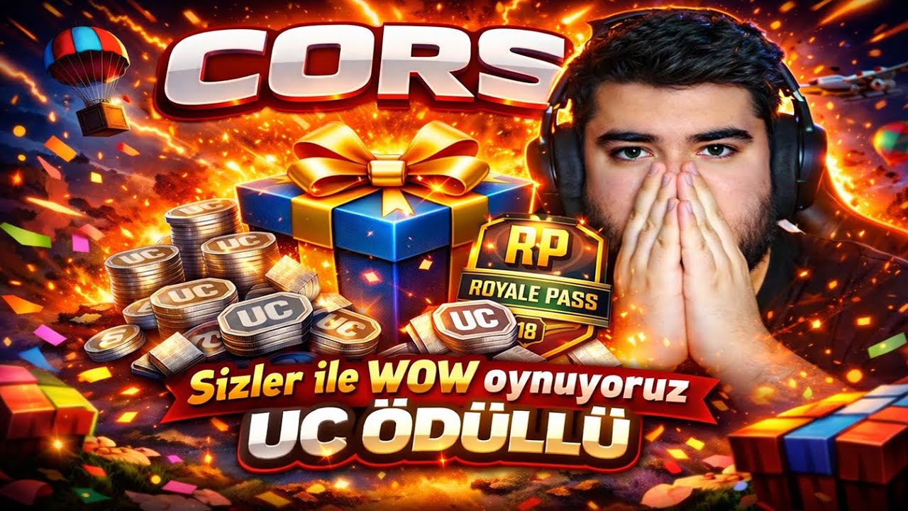 UC ÖDÜLLÜ WOW ODASI- PUBG MOBİLE CANLI YAYIN !