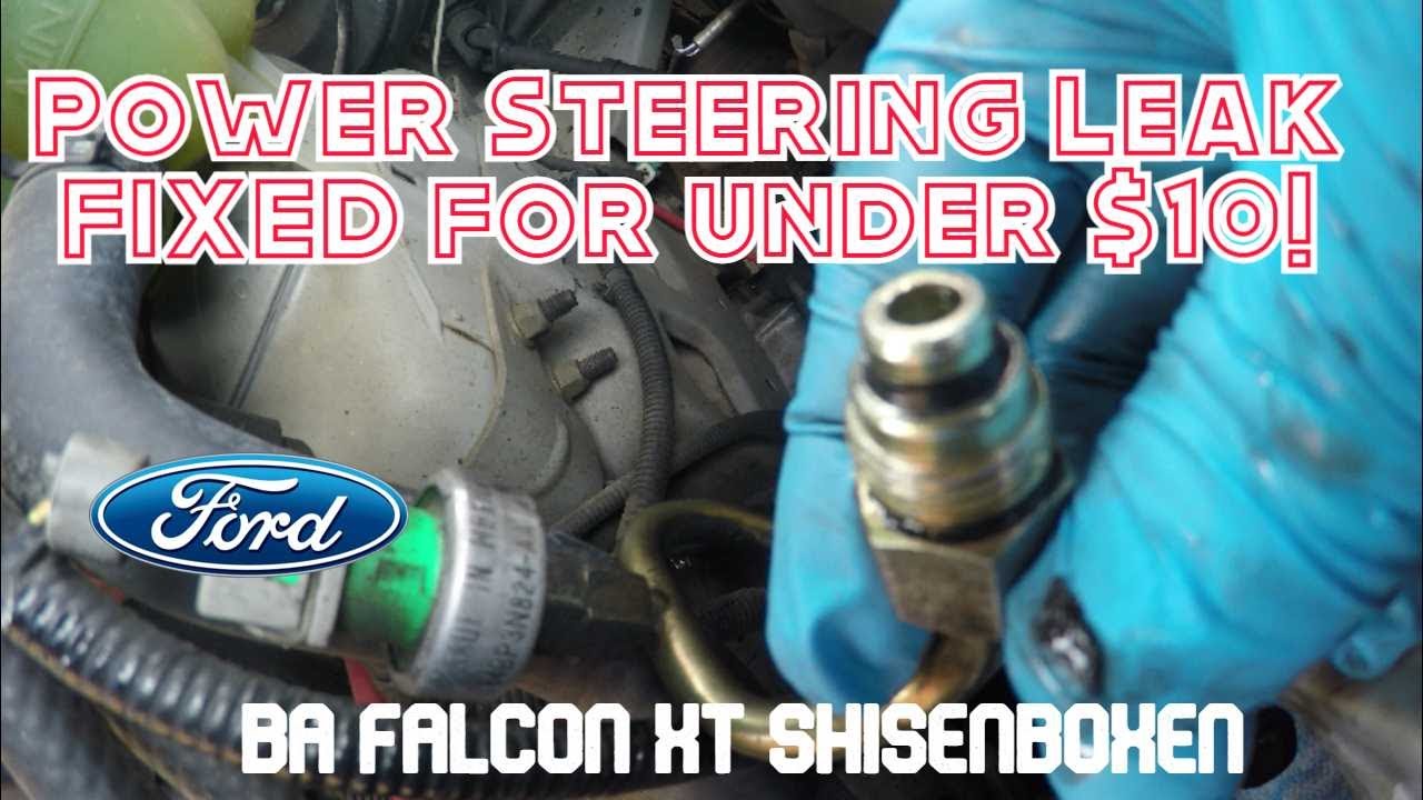 Falcon Power Steering Leak FIXED for under $10!!!