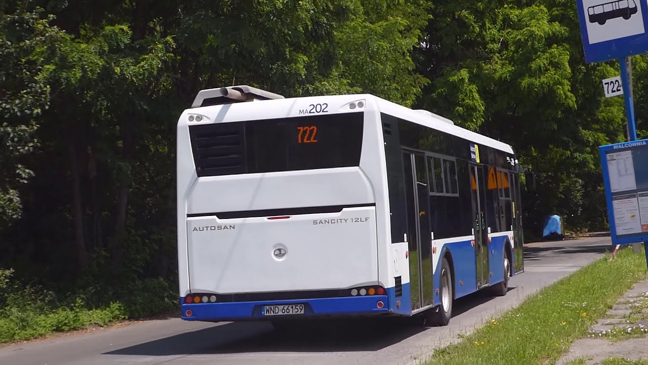 Autosan M12LF Sancity #MA202 | Linia 722 | Mobilis Kraków