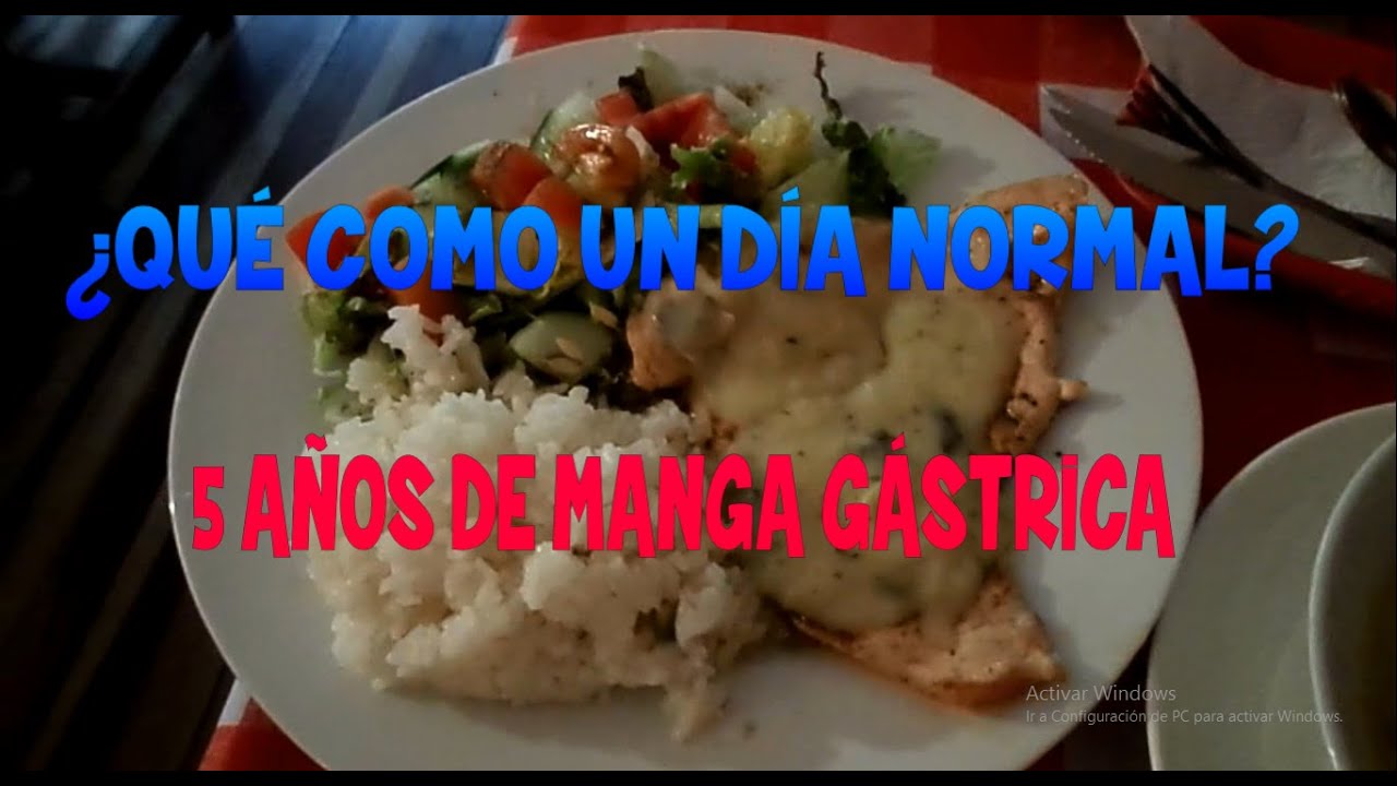 CIRUGÍA BARIATRICA ¿QUÉ COMO UN DÍA NORMAL?