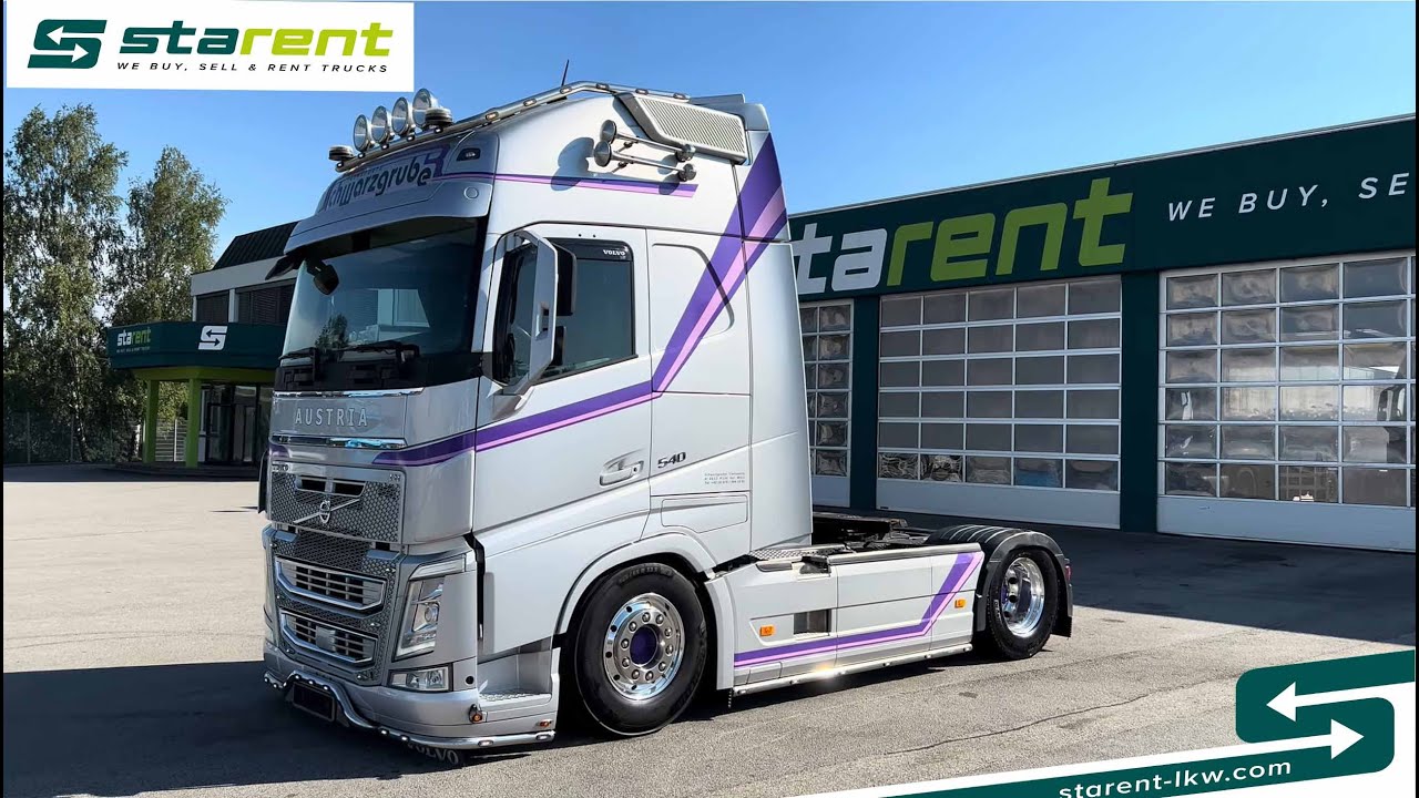 verkauft -Volvo FH 540, Retarder, I-Park-Cool, Vollluftfederung, NAVI,  SZM24117,www.starent-lkw.com