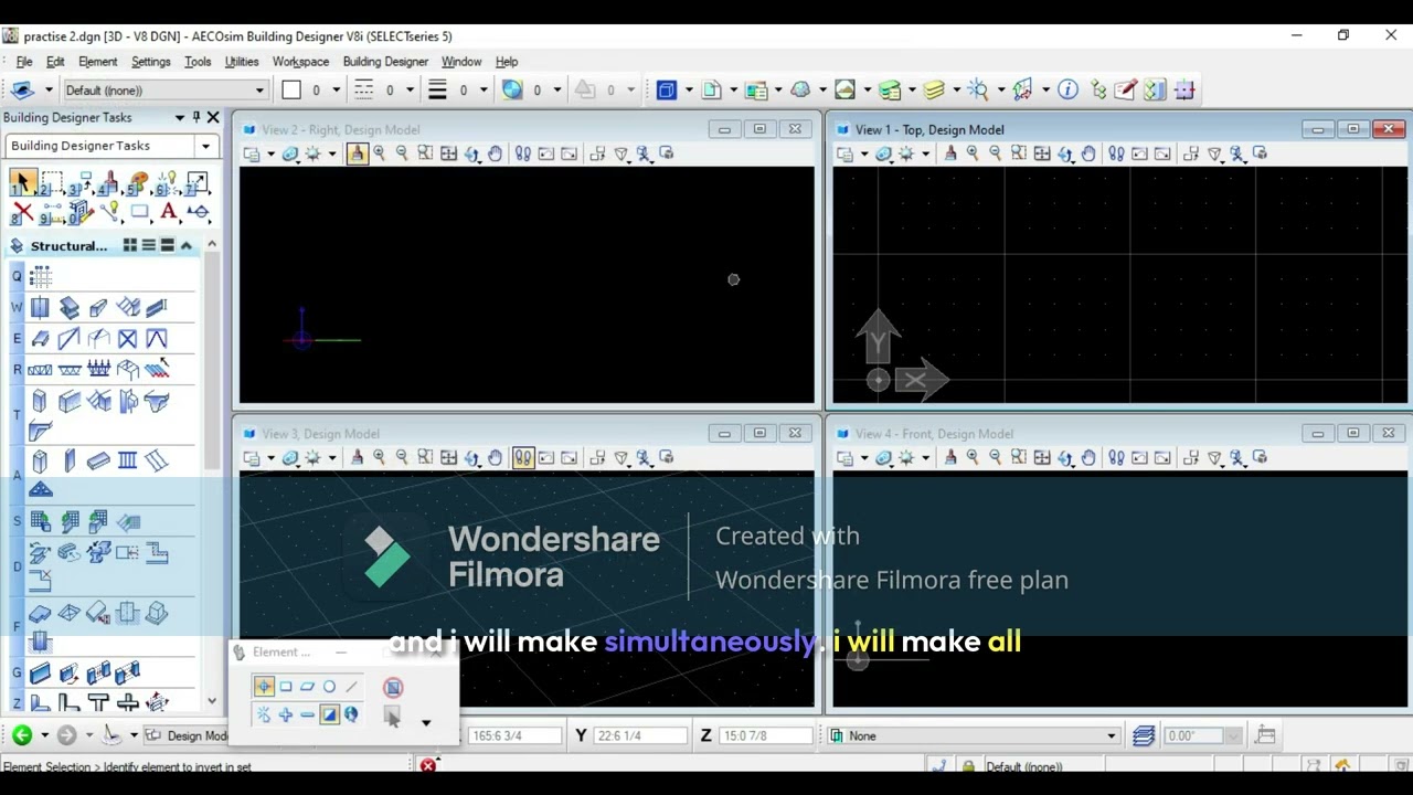 Setting up grid in microstation & Aecosim software || ist this working or not 😡😡