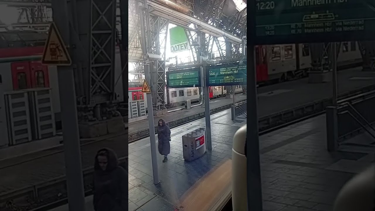 German Train Journey in Winter  1+ Hour Real-Time Train Ride | Study & Relax Ambience