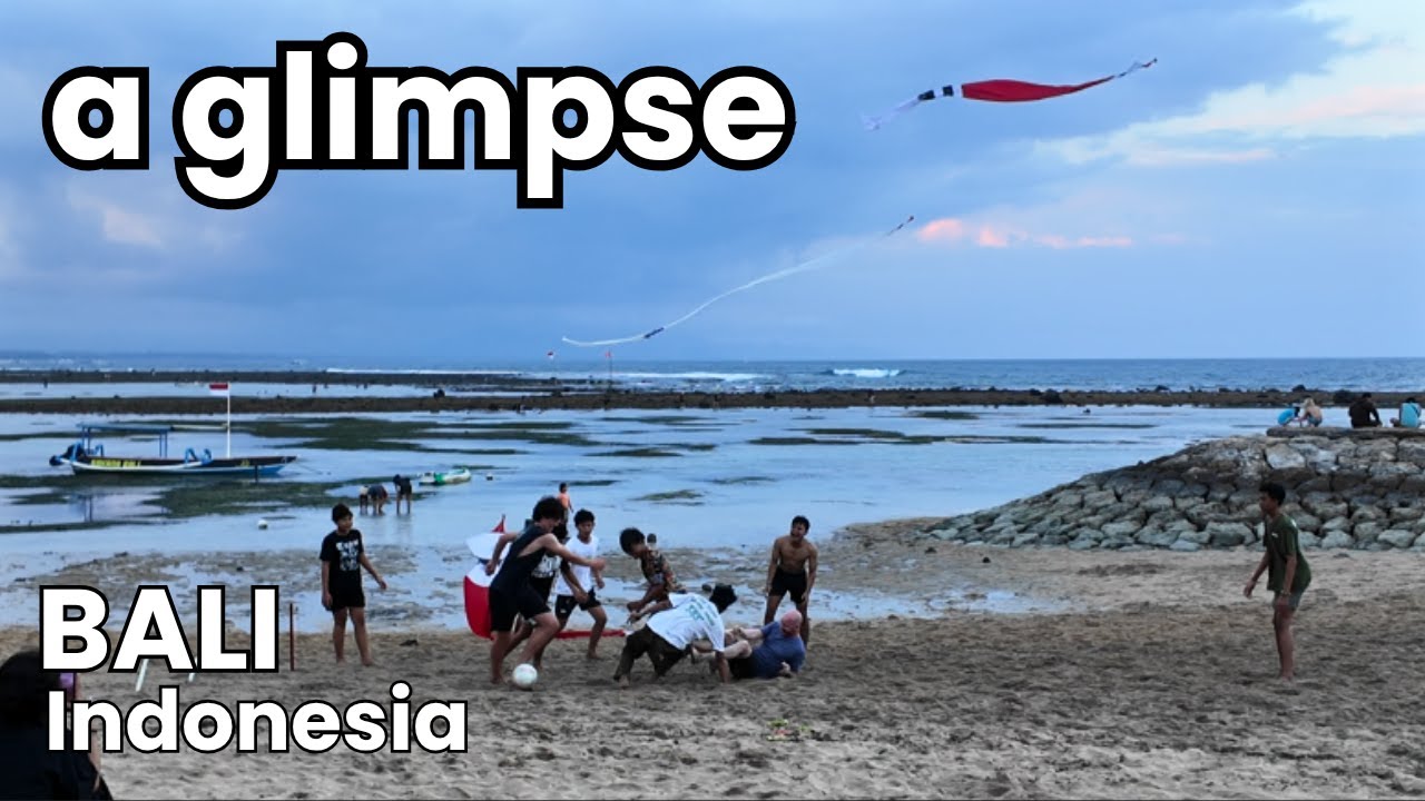 Sindhu beach, Sanur | Fishing, soccer & Balinese food