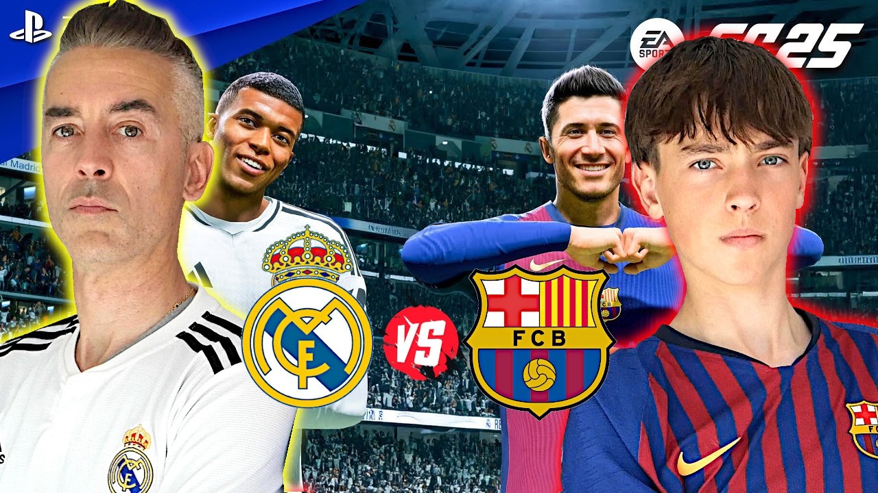 FC25 - Real Madrid vs. FC Barcelona - PS5 vs PS4