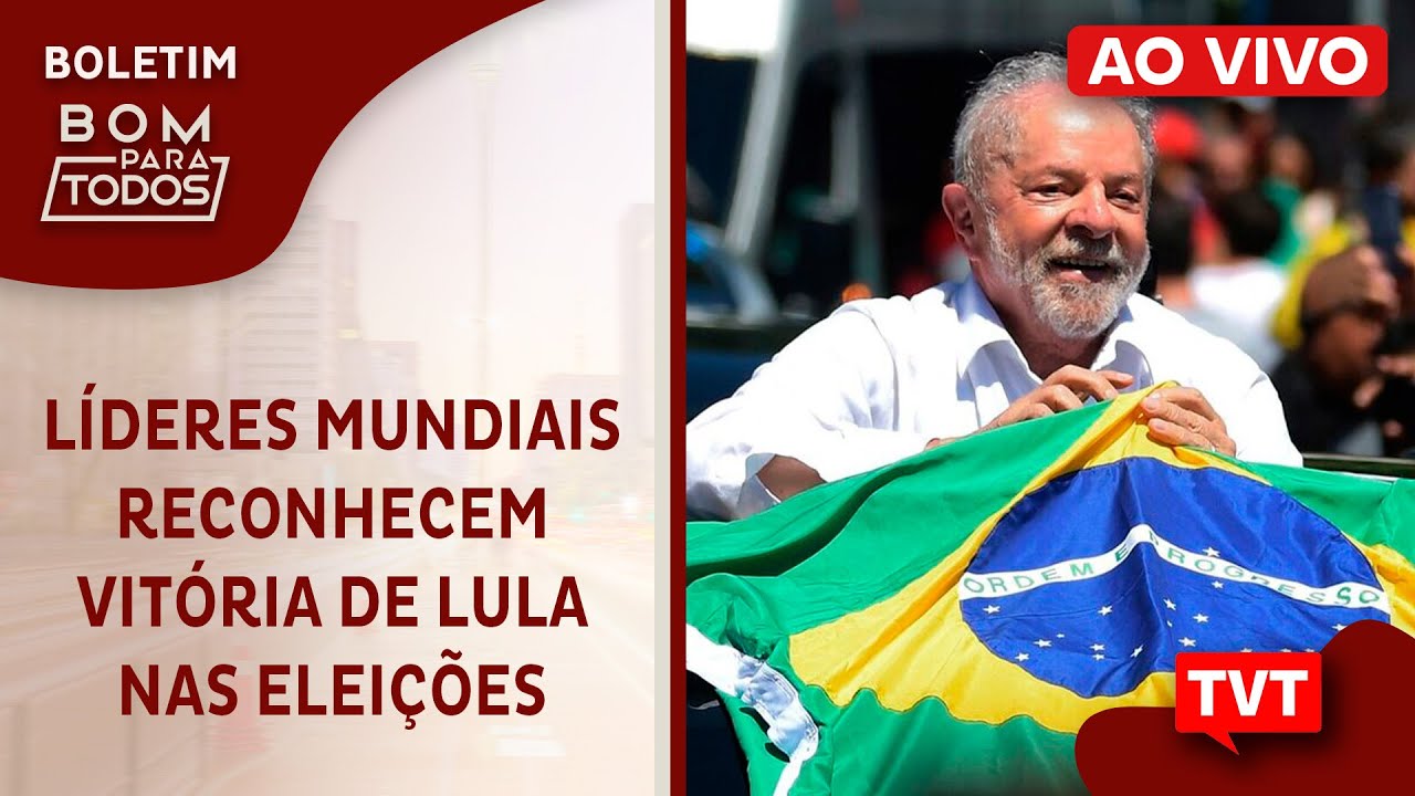 L&iacute;deres mundiais reconhecem vit&oacute;ria de Lula - Lira e Pacheco garantem respeito &agrave;s urnas