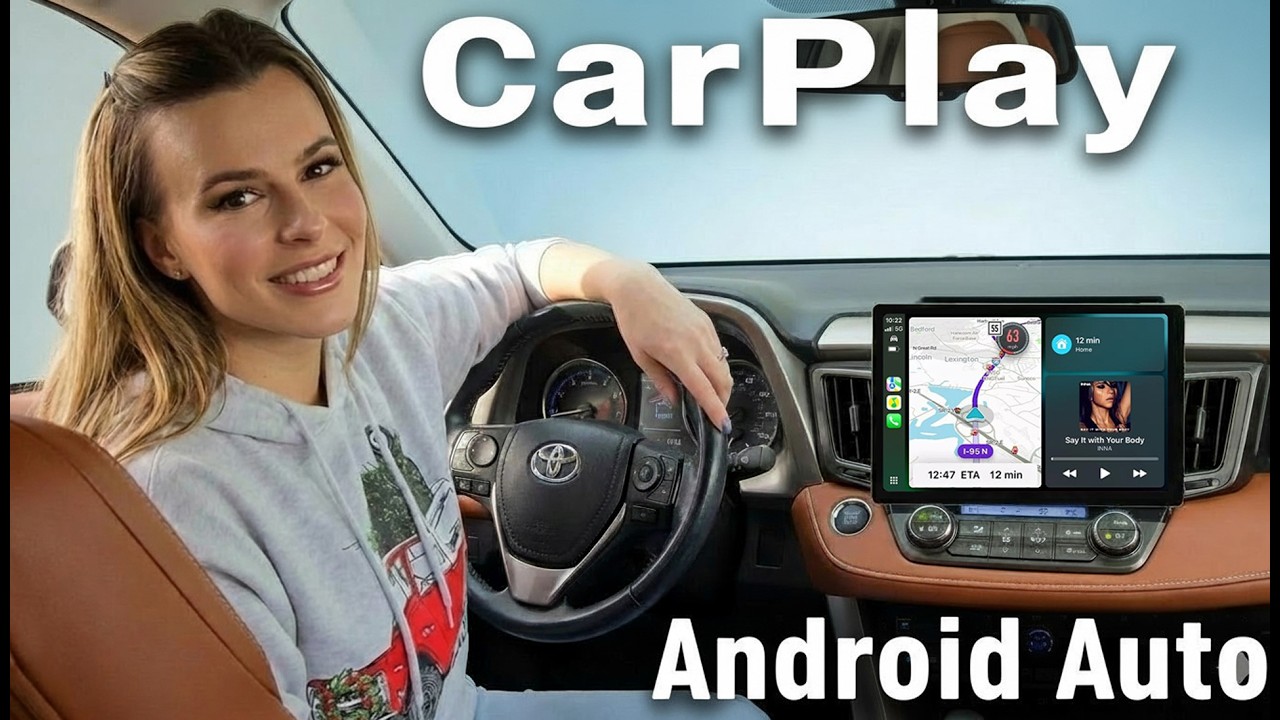 Toyota RAV4 2013-2018 EASY PLUG & PLAY - HUGE Screen Radio Upgrade - NO WIRING! CarPlay Android Auto