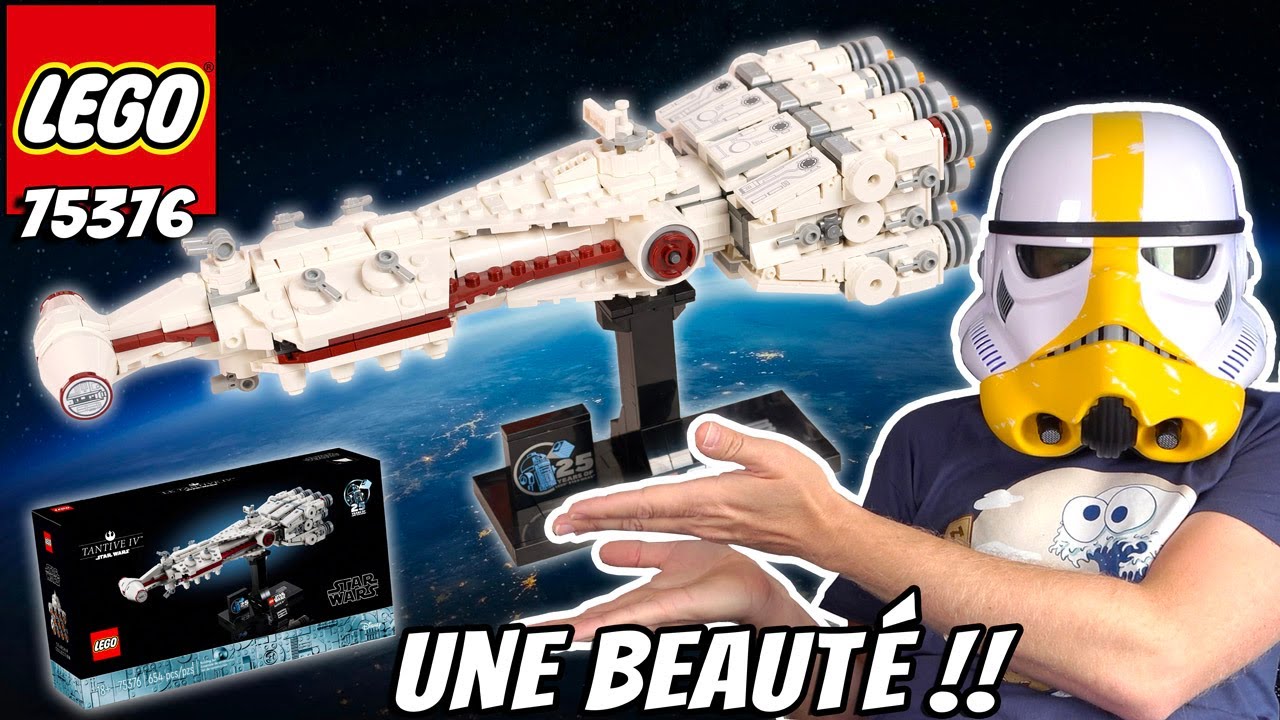 LEGO STAR WARS TANTIVE IV  La Merveille pour les 25 ans de la Licence TEST COMPLET 75376