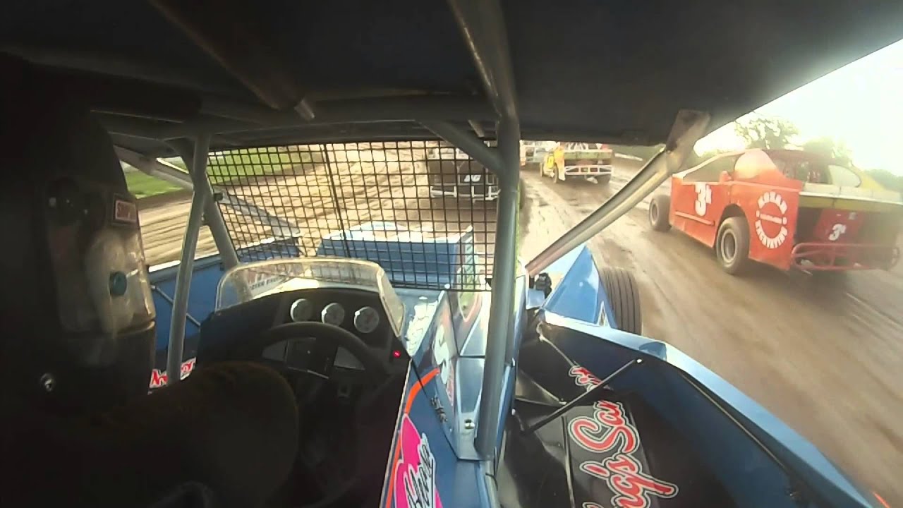 Rex King Jr big block modified heat Lernerville 5-30-14
