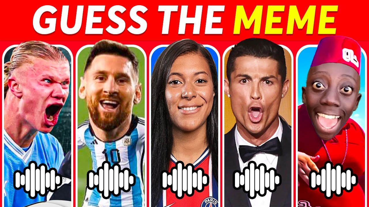 Guess The MEME of FOOTBALL Player 🔊⚽ Football Quiz 2024