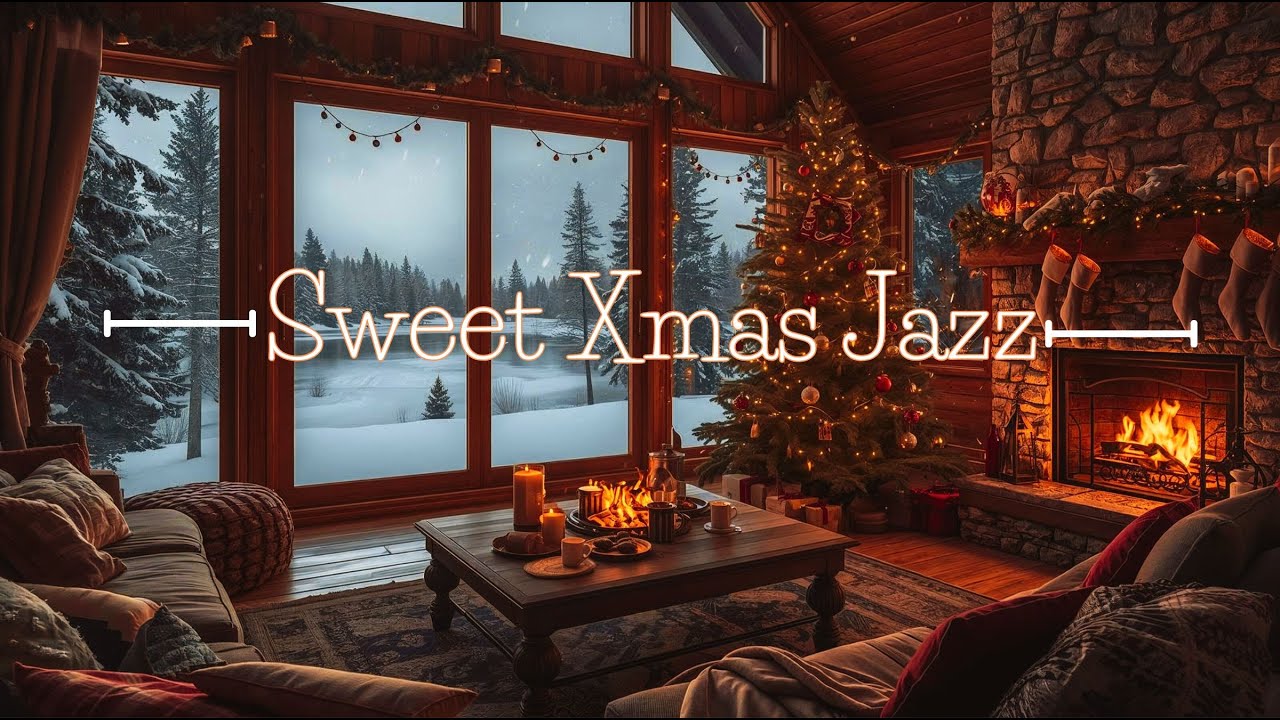 Sweet Jazz Music Background Happy New Year 2026 And Christmas Music 2025🎄 for Stress Relief | LIVE