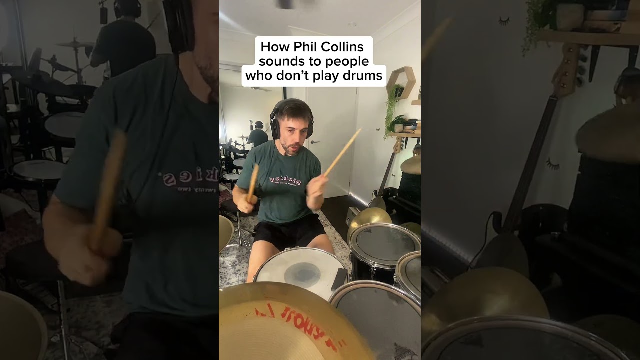 How Phil Collins sounds to people who don&rsquo;t play drums #drums #drummers