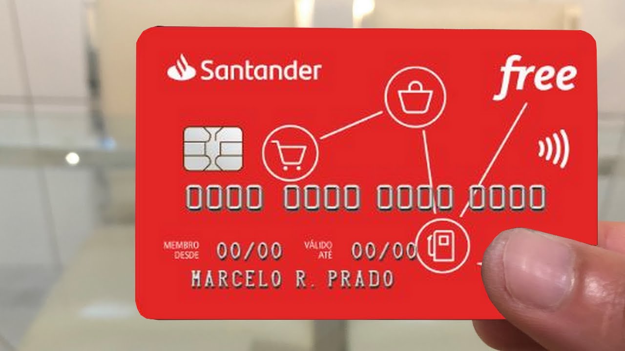 Como BLOQUEAR seu CART&Atilde;O SANTANDER FREE pelo aplicativo???