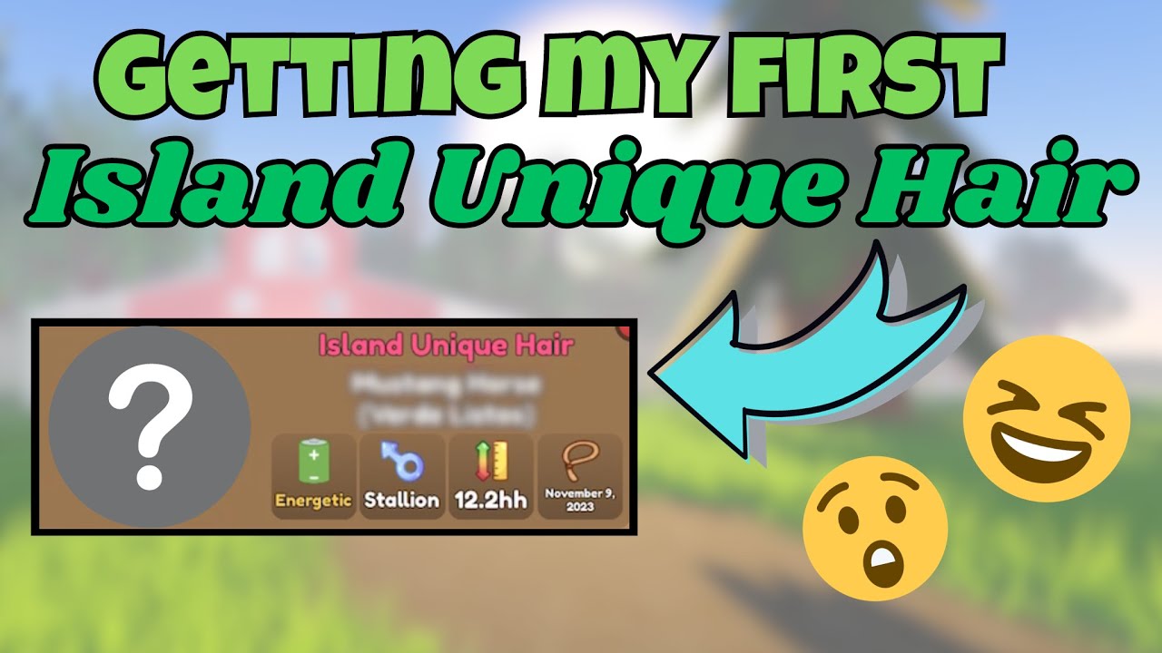 I Got My First *ISLAND UNIQUE HAIR* Horse! 😆 | Wild Horse Islands