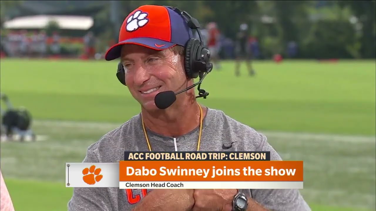 Dabo Swinney on ACC Network Road Trip, 08/18/25