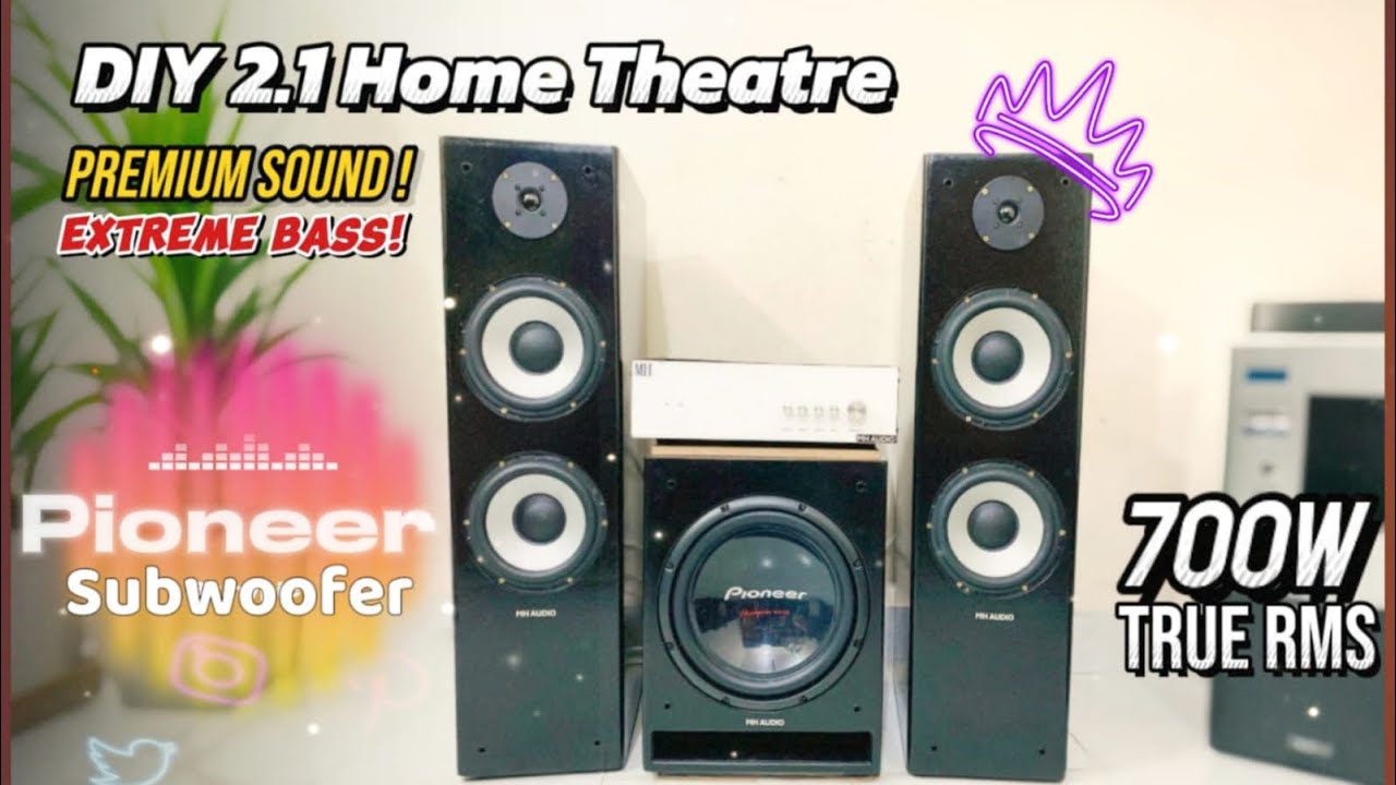 ঘর কাঁপানো ডিপ বেস এবং প্রিমিয়াম সাউন্ড! Premium 2.1 Home Theatre system|| 12inc pioneer subwoofer