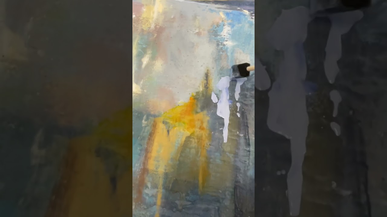 Learn the Shellac burn technique for encaustic painting. Contact me with any questions. 