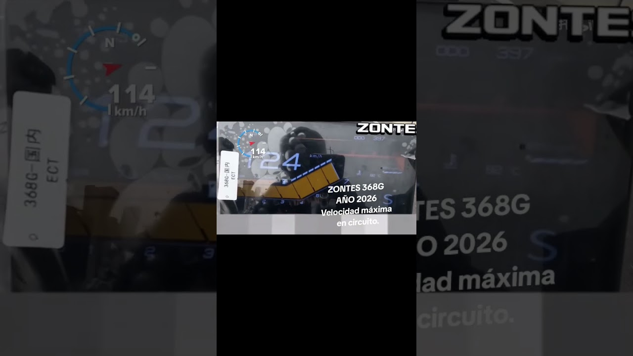 ZONTES 368G MODELO 2026 PRUEBA VELOCIDAD M&Aacute;XIMA #zonte#motovlogger #motovlog #bikers