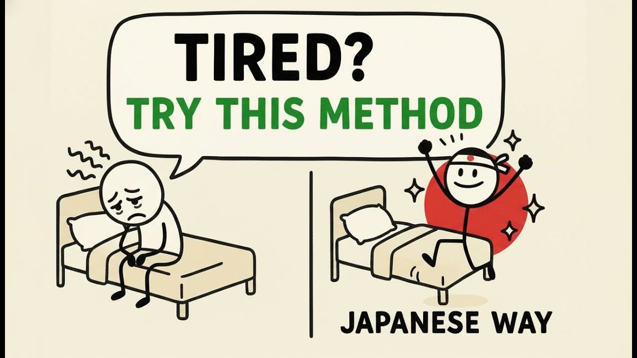 How to Sleep LESS hours and wake up FRESH like the Japanese