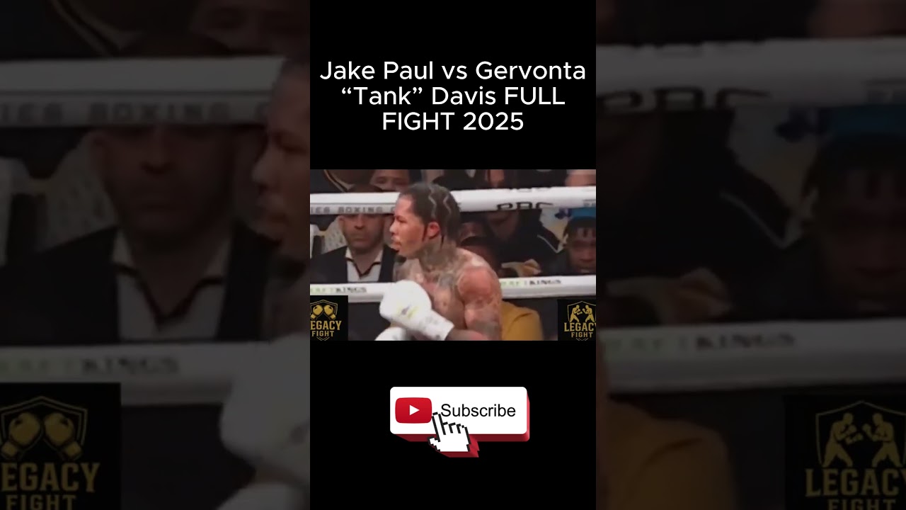 Tank Davis vs Jake Paul FULL FIGHT 2025 💥 Power vs Confidence 