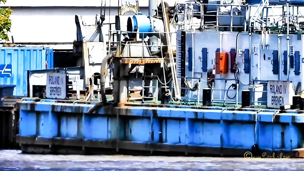 Baggerschiff ROLAND IV Emden Saugschute dredger DG3346 MMSI 211570840
