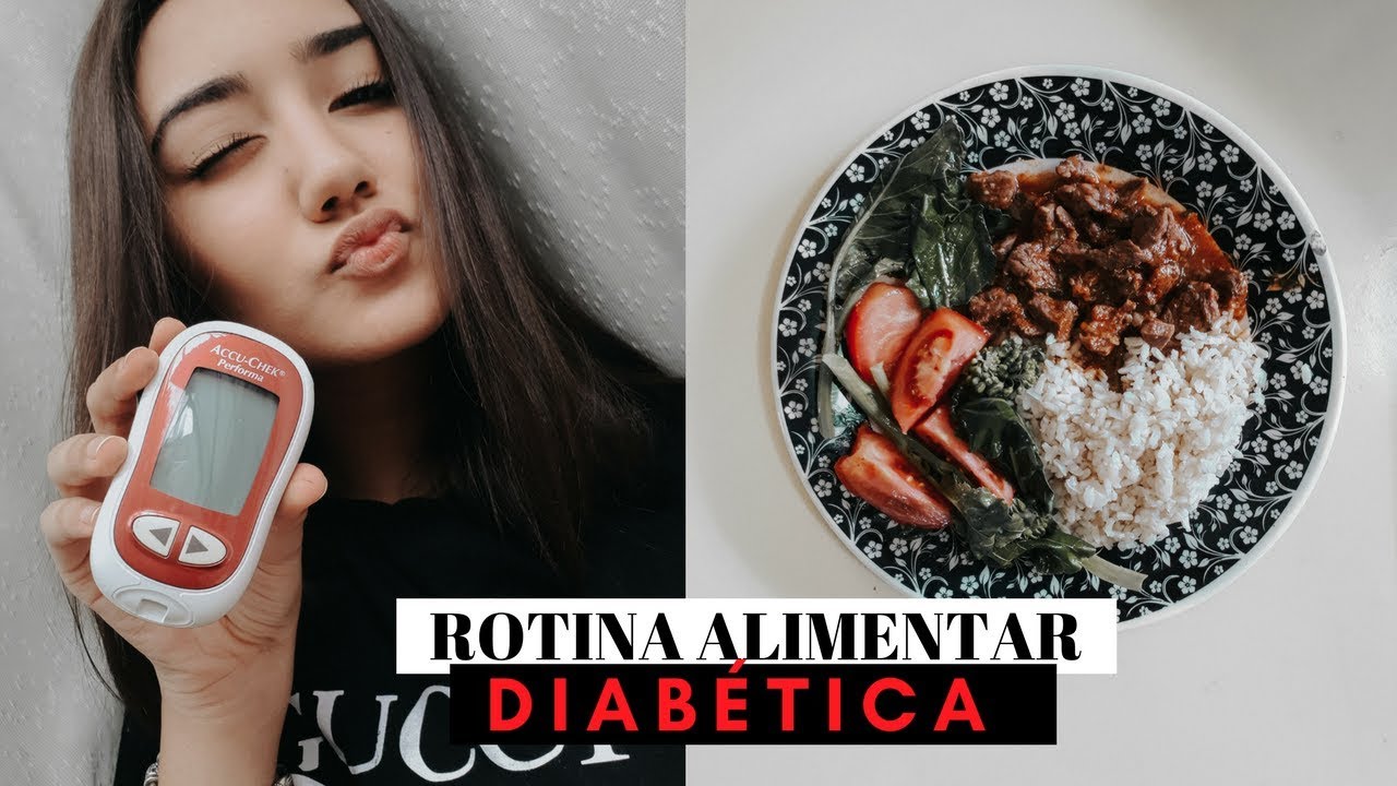 MINHA ROTINA ALIMENTAR SENDO DIABÉTICA | O que eu como em um dia