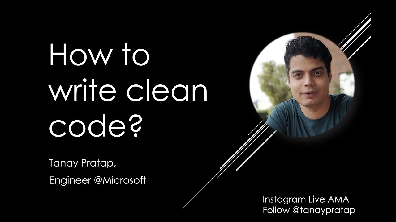 Tips for writing clean code