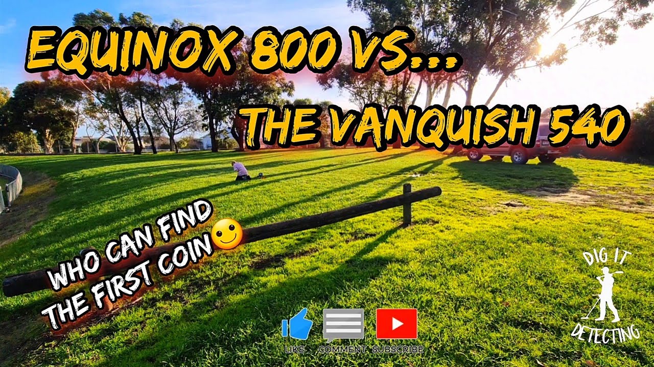 Equinox 800 VS Vanquish 540 | Metal Detecting Sports Oval For Coins & Relics With Zavier!