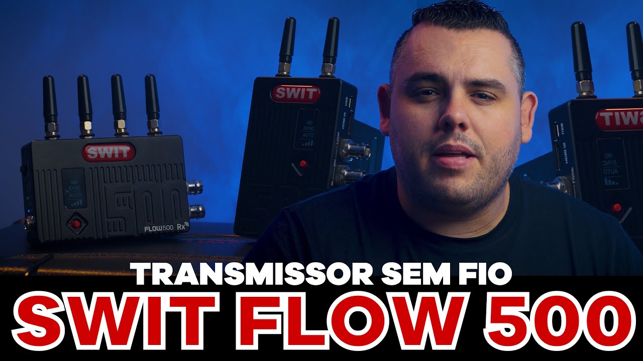 Melhor transmissor sem fio do mercado - SWIT FLOW 500
