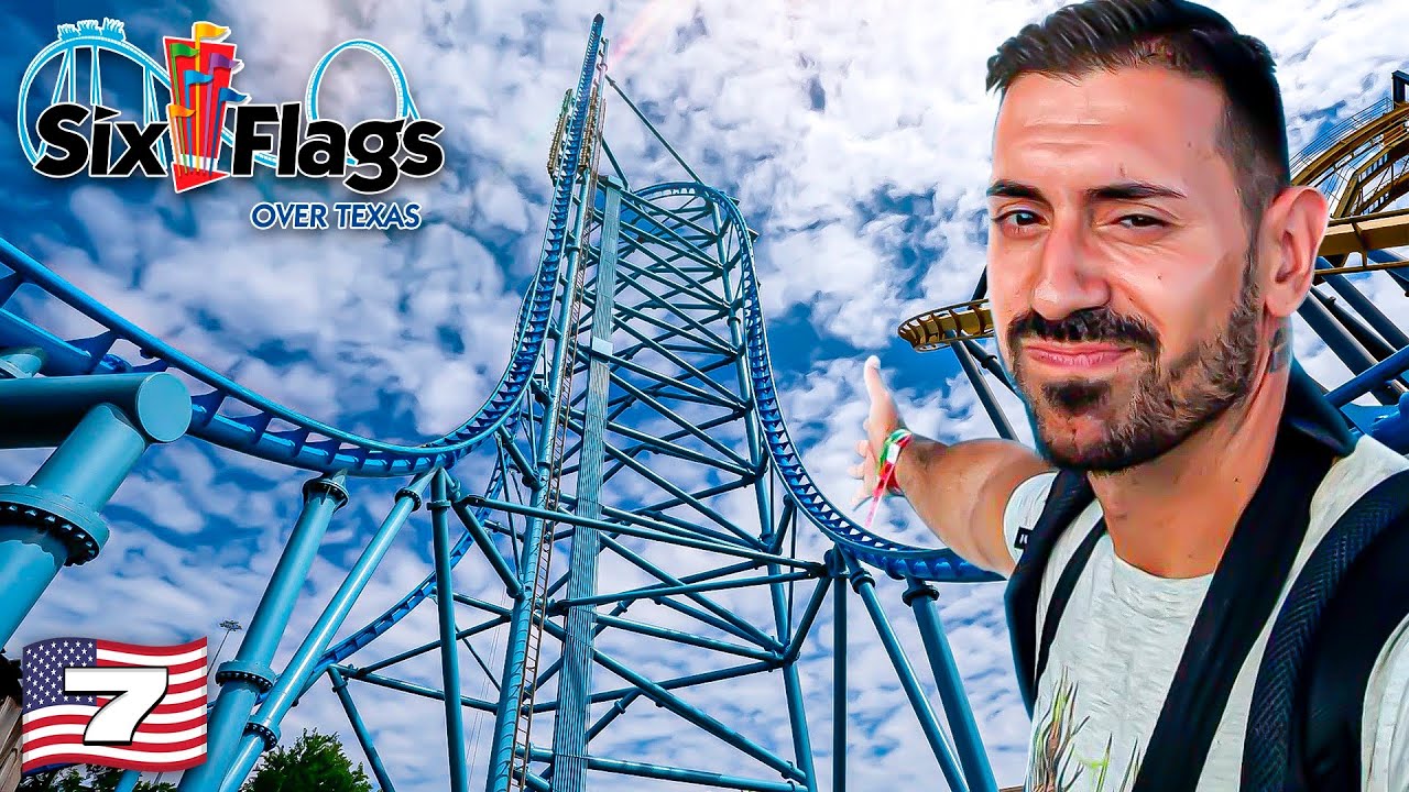 SIX FLAGS OVER TEXAS 🇺🇸 El PRIMER Parque Six Flags de la HISTORIA