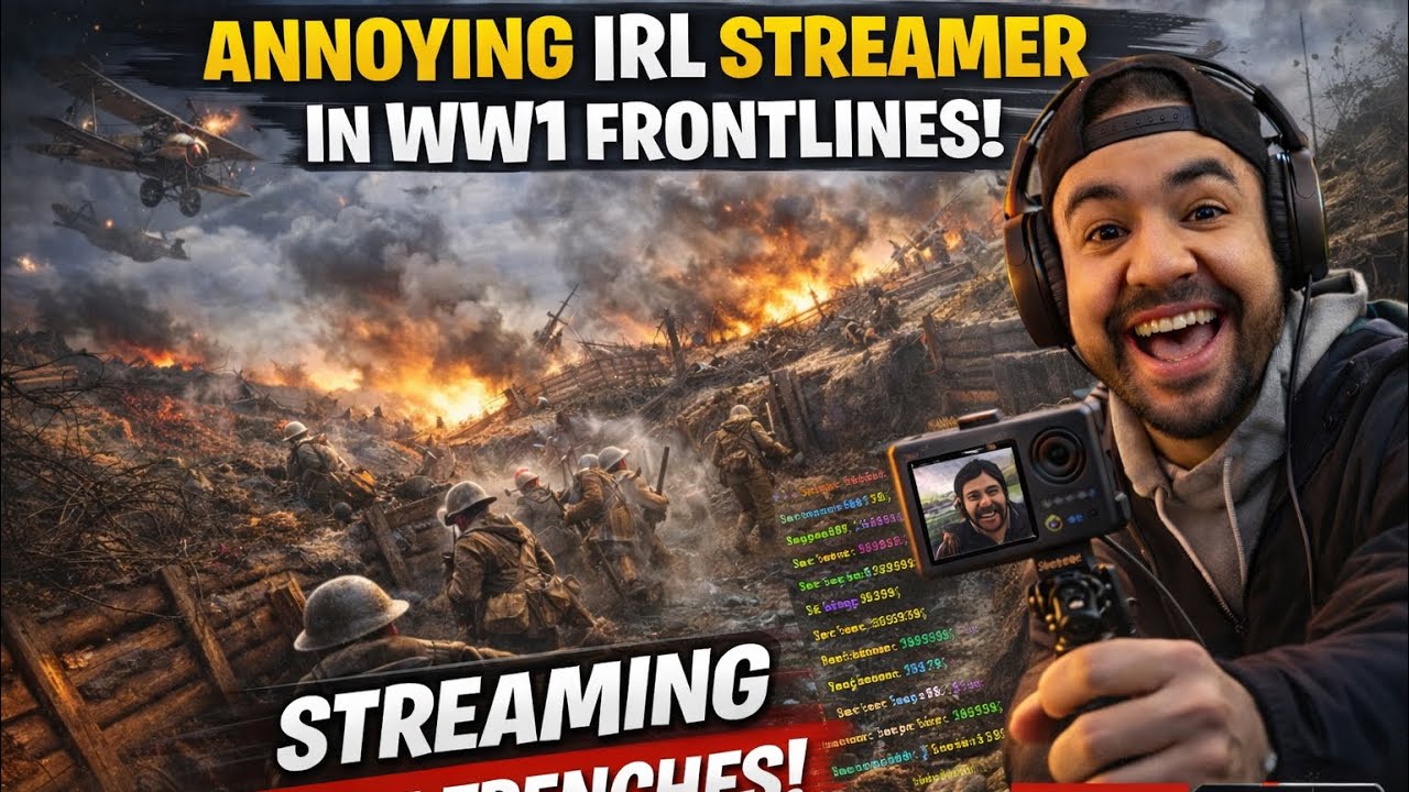 Annoying IRL streamer in WWI frontline