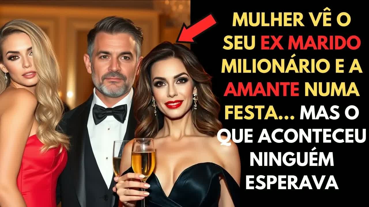 ❤️ MULHER VÊ O SEU EX MARIDO MILIONÁRIO E A AMANTE NUMA FESTA,MAS O QUE ACONTECEU NINGUEM ESPERAVA
