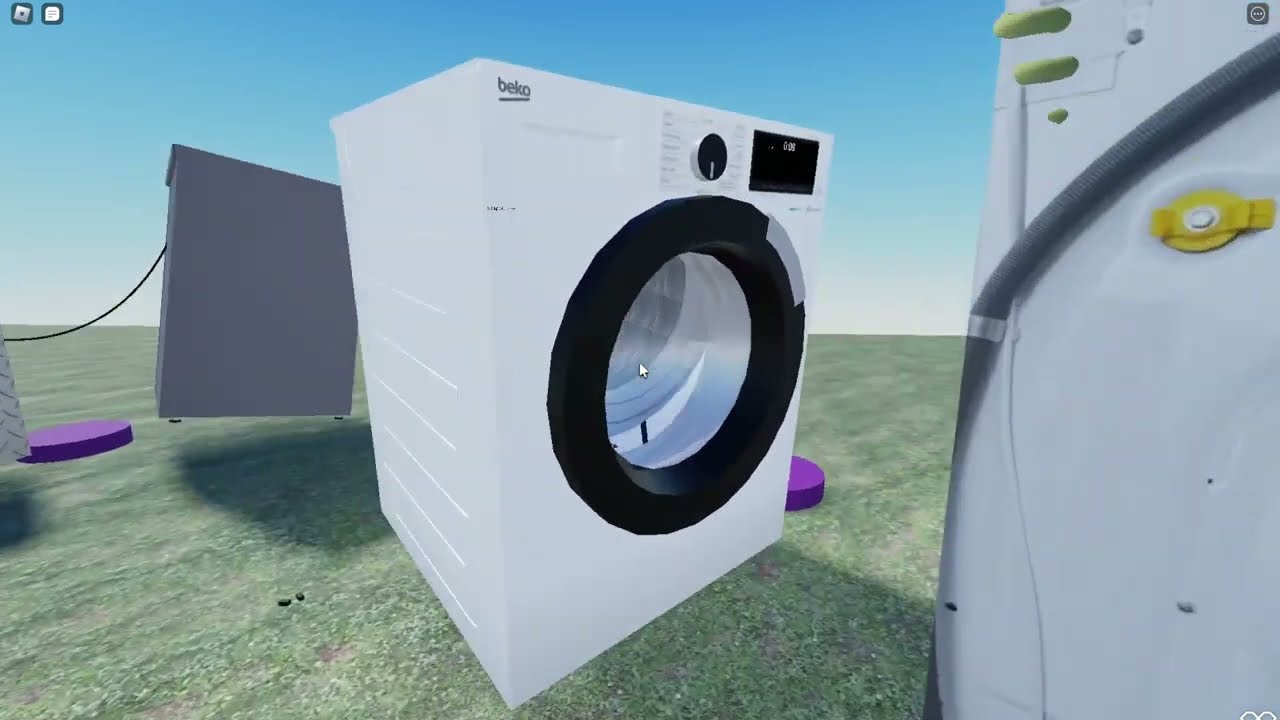 ROBLOX Washing Machine DESTRUCTION😱Unbalanced Jumping with bricks