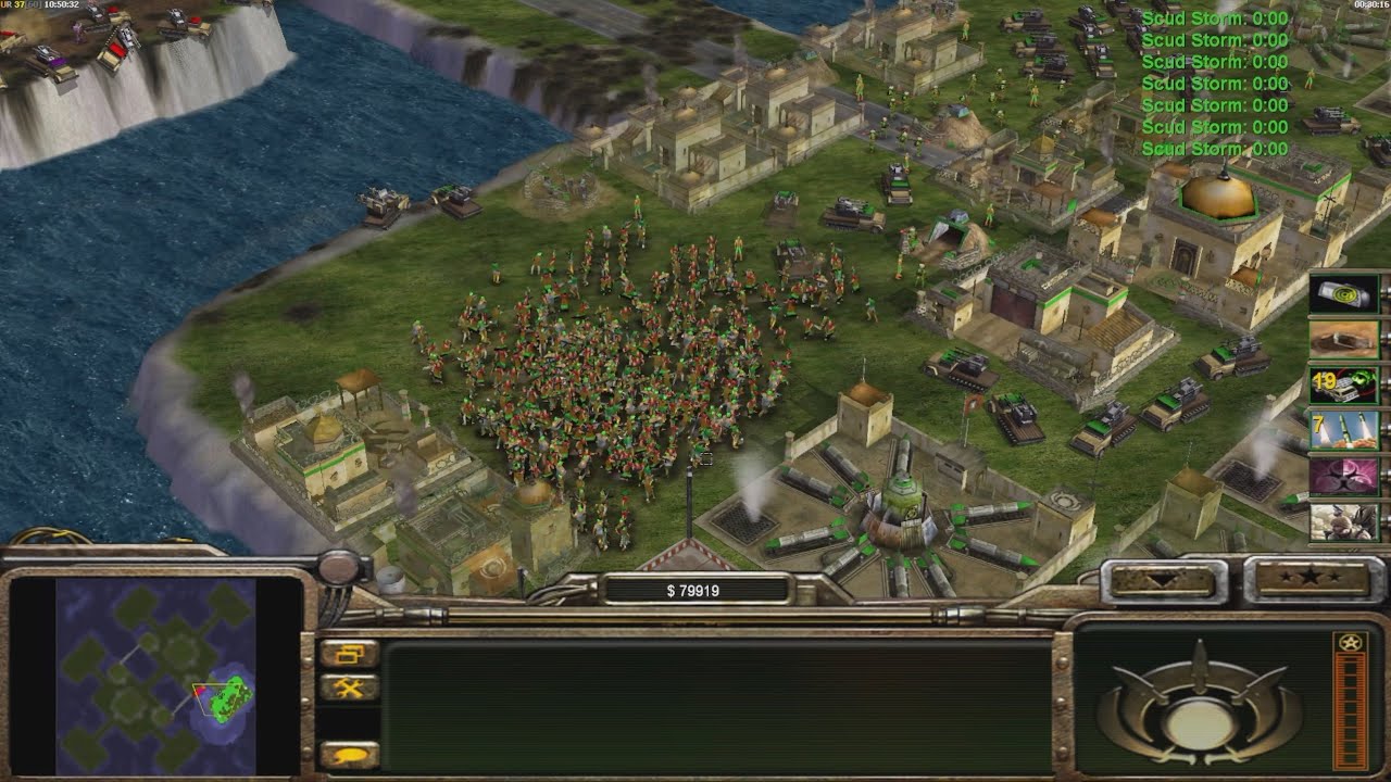 GLA Stealth vs. 5 Stealth - Command & Conquer Generals Zero Hour - 1 vs 5 HARD Gameplay