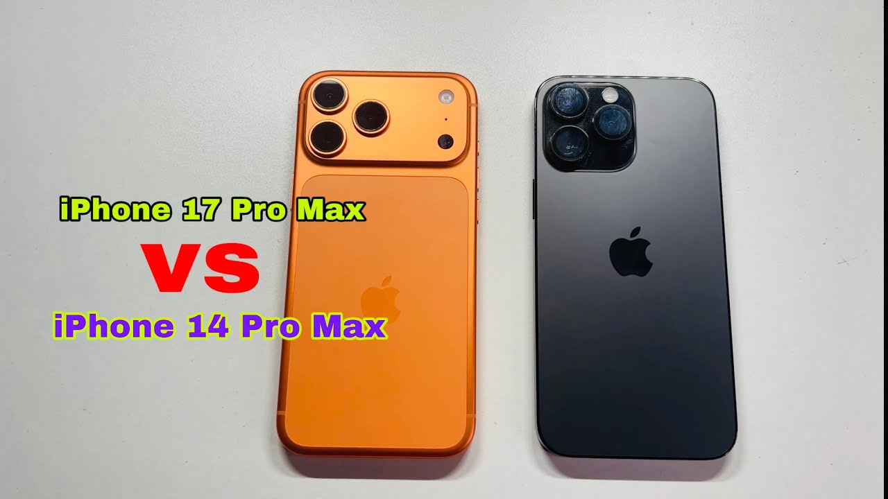 iPhone 17 Pro Max vs 14 Pro Max (2026) — No Talking, Pure Comparison