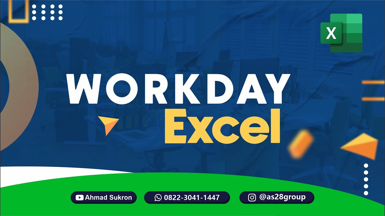 BELAJAR RUMUS WORKDAY EXCEL UNTUK MENGHITUNG HARI KERJA ➡️ WORKDAY EXCEL