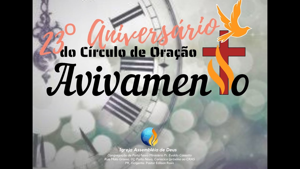 Congresso Círculo de Oração Avivamento  16/10  | 19h