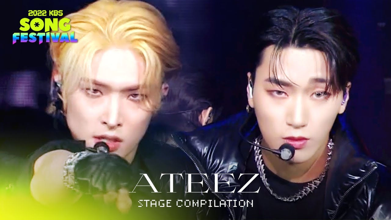 ATEEZ COMPILATION : Guerrilla + T.O.P [2022 KBS Song Festival] I KBS WORLD TV 221216