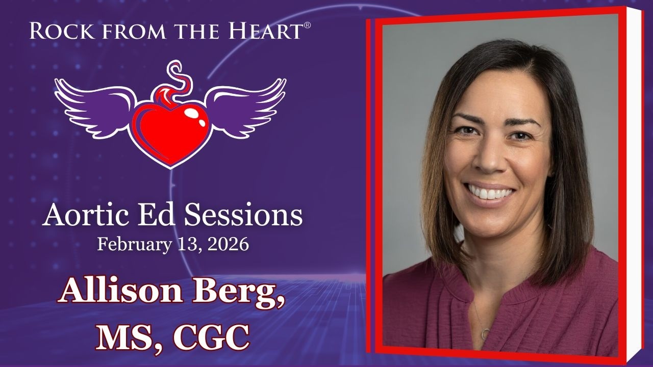 Genetics and the Aorta - Allison Berg, MS, CGC - Licensed Genetic Counselor