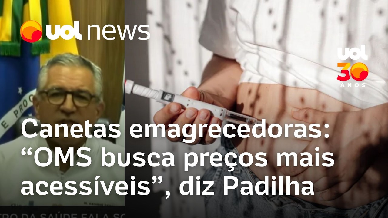Canetas emagrecedoras: OMS convocou empresas em busca de preços mais acessíveis, diz ministro
